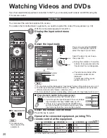 Preview for 20 page of Panasonic Viera TH-42PZ85 Quick Start Manual