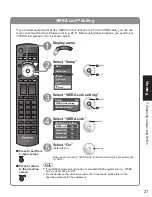 Preview for 21 page of Panasonic Viera TH-42PZ85 Quick Start Manual