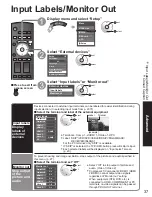 Preview for 37 page of Panasonic Viera TH-42PZ85 Quick Start Manual