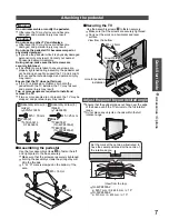 Preview for 7 page of Panasonic Viera TH-42PZ850AZ Operating Instructions Manual