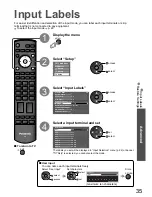 Предварительный просмотр 35 страницы Panasonic Viera TH-42PZ850AZ Operating Instructions Manual