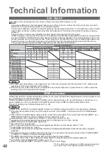 Preview for 48 page of Panasonic Viera TH-42PZ85EA Operating Instructions Manual