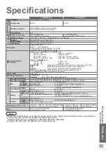 Preview for 55 page of Panasonic Viera TH-42PZ85EA Operating Instructions Manual