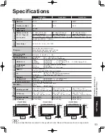 Предварительный просмотр 53 страницы Panasonic VIERA TH-42PZ85U Operating Instructions Manual