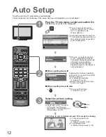 Preview for 12 page of Panasonic Viera TH-42PZ8B Operating Instructions Manual