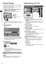 Предварительный просмотр 8 страницы Panasonic VIERA TH-43D410Z Operating Instructions Manual