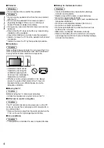 Preview for 4 page of Panasonic VIERA TH-43E410H Operating Instructions Manual