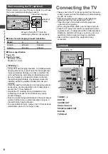 Preview for 6 page of Panasonic VIERA TH-43E410H Operating Instructions Manual