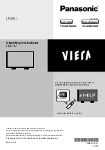Panasonic VIERA TH-43EX600A Operating Instructions Manual preview