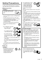 Предварительный просмотр 3 страницы Panasonic VIERA TH-43EX600A Operating Instructions Manual