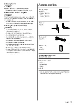 Предварительный просмотр 5 страницы Panasonic VIERA TH-43EX600A Operating Instructions Manual