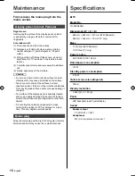 Предварительный просмотр 18 страницы Panasonic Viera TH-43EX600H Operating Instructions Manual