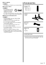 Preview for 5 page of Panasonic Viera TH-49EX680H Operating Instructions Manual