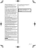 Preview for 3 page of Panasonic Viera TH-49FX800Z Operating Instructions Manual