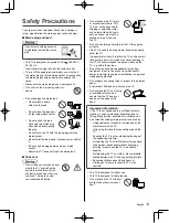 Preview for 5 page of Panasonic Viera TH-49FX800Z Operating Instructions Manual