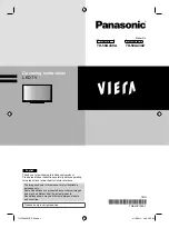 Panasonic VIERA TH-50A430A Operating Instructions Manual preview