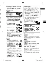 Предварительный просмотр 3 страницы Panasonic VIERA TH-50A430A Operating Instructions Manual