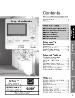 Preview for 3 page of Panasonic Viera TH-50PE700 Operating Instructions Manual