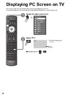 Preview for 26 page of Panasonic Viera TH-50PE700 Operating Instructions Manual