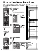 Preview for 30 page of Panasonic Viera TH-50PE700 Operating Instructions Manual