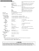 Предварительный просмотр 2 страницы Panasonic Viera TH-50PV700P Service Manual