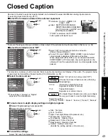 Предварительный просмотр 43 страницы Panasonic Viera TH-50PZ750 Quick Start Manual