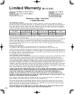 Preview for 54 page of Panasonic VIERA TH-50PZ85U Operating Instructions Manual