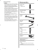 Предварительный просмотр 6 страницы Panasonic Viera TH-55CX800A Operating Instructions Manual