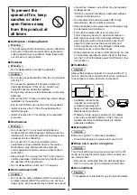 Предварительный просмотр 4 страницы Panasonic VIERA TH-55DS630U Operating Instructions Manual