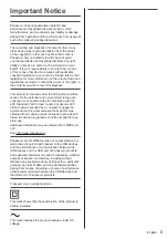 Preview for 3 page of Panasonic Viera TH-55DX640A Operating Instructions Manual