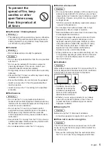 Preview for 5 page of Panasonic Viera TH-55DX640A Operating Instructions Manual