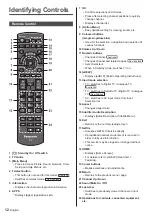 Preview for 12 page of Panasonic Viera TH-55DX640A Operating Instructions Manual