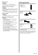 Preview for 5 page of Panasonic VIERA TH-55DX650H Operating Instructions Manual