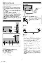 Preview for 8 page of Panasonic VIERA TH-55DX650H Operating Instructions Manual