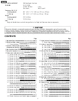 Предварительный просмотр 2 страницы Panasonic Viera TH-58PE75U Service Manual