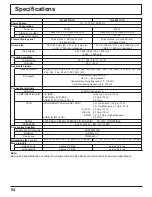 Предварительный просмотр 54 страницы Panasonic Viera TH-58PF11 Operating Instructions Manual