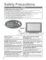 Preview for 4 page of Panasonic Viera TH-58PZ800E Operating Instructions Manual