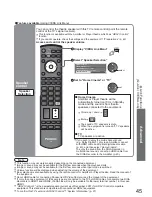 Preview for 45 page of Panasonic Viera TH-58PZ800E Operating Instructions Manual