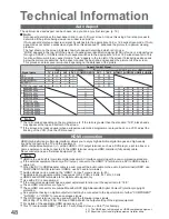 Preview for 48 page of Panasonic Viera TH-58PZ800E Operating Instructions Manual