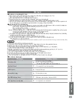 Preview for 49 page of Panasonic Viera TH-58PZ800E Operating Instructions Manual