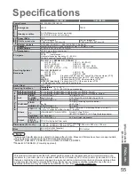 Preview for 55 page of Panasonic Viera TH-58PZ800E Operating Instructions Manual