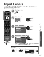 Preview for 33 page of Panasonic Viera TH-58PZ850A Operating Instructions Manual