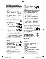 Preview for 3 page of Panasonic Viera TH-60A430A Operating Instructions Manual