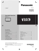 Panasonic Viera TH-60A430G Operating Instructions Manual preview