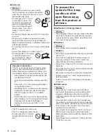 Предварительный просмотр 4 страницы Panasonic Viera TH-60CX700A Operating Instructions Manual