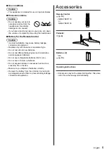 Предварительный просмотр 5 страницы Panasonic Viera TH-65EX600H Operating Instructions Manual