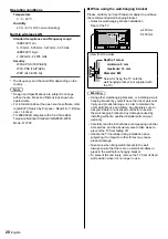 Предварительный просмотр 20 страницы Panasonic Viera TH-65EX600H Operating Instructions Manual