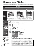 Предварительный просмотр 22 страницы Panasonic Viera TH-65PZ750 Quick Start Manual