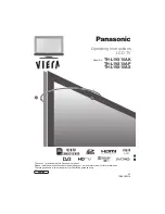 Preview for 1 page of Panasonic Viera TH-L19X10AK Operating Instructions Manual