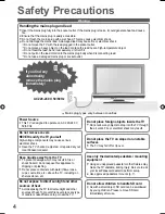 Preview for 4 page of Panasonic Viera TH-L19X10ZK Operating Instructions Manual